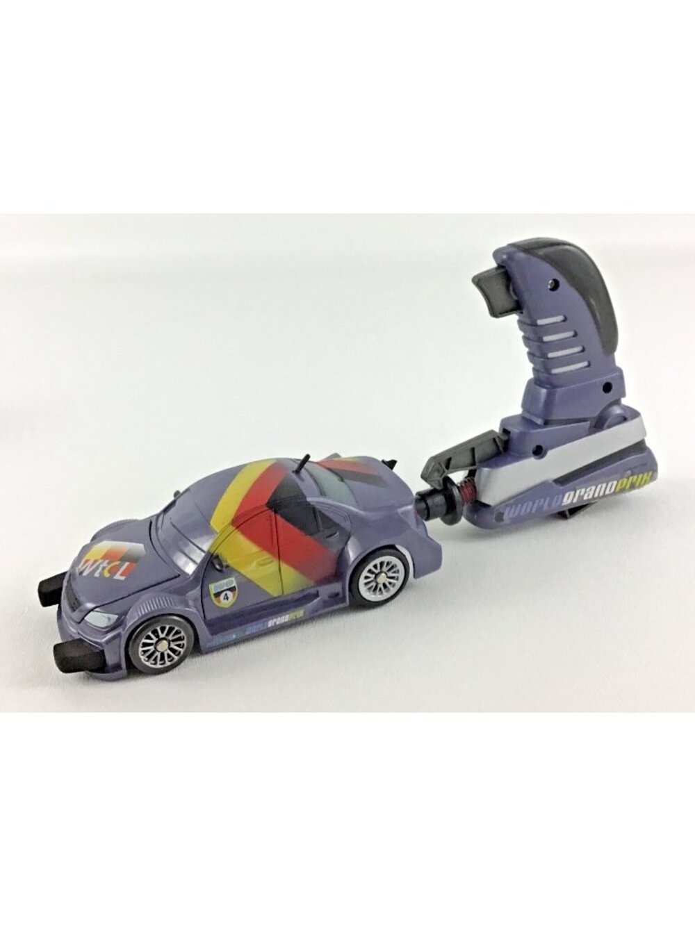 Disney Pixar Cars World Grand Prix Racers Max Schnell Launcher Pop Off Door Hood